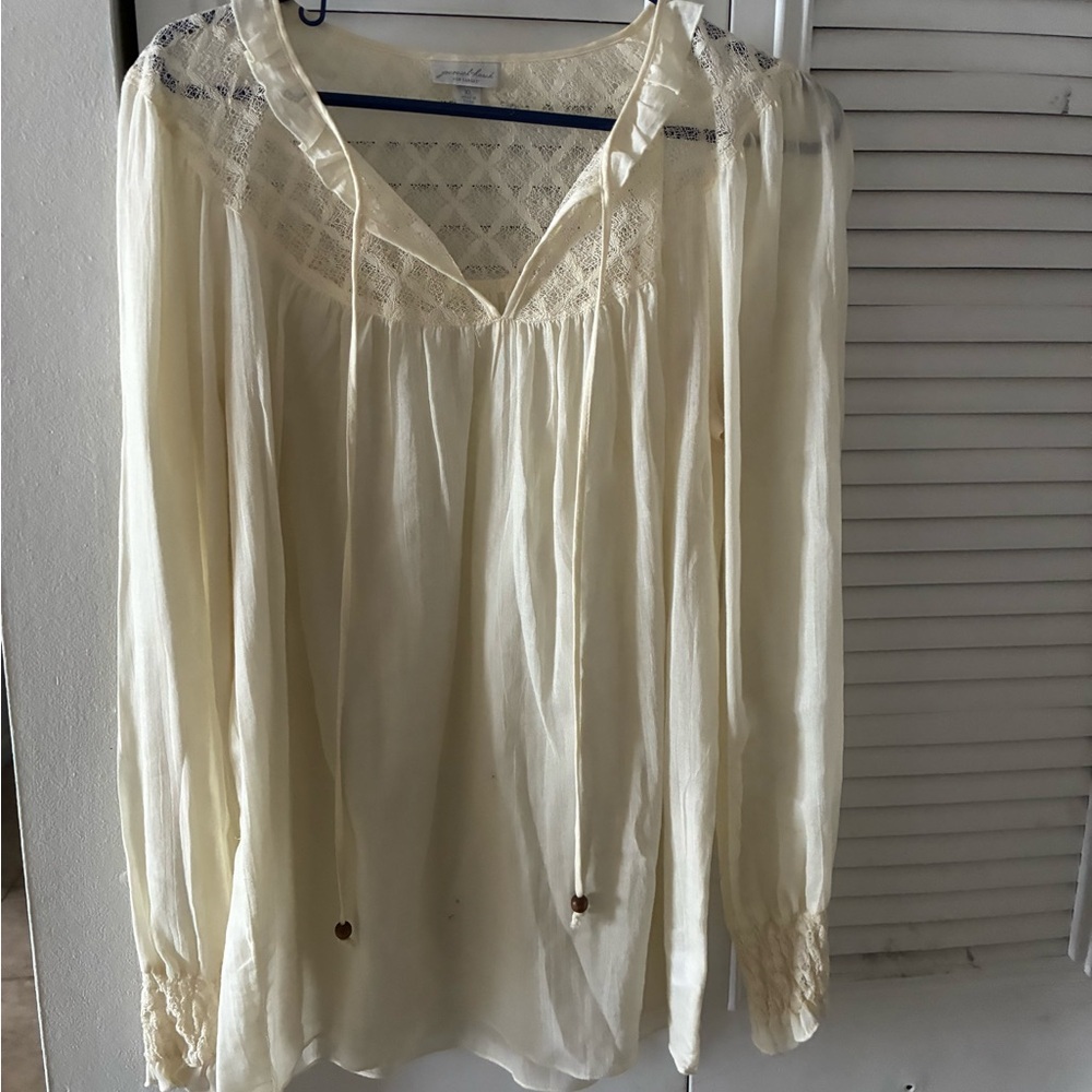 Target Cream Lace Women's Blouse